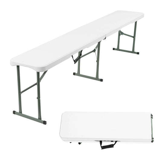 Space-Saving Folding Bench with Built-In Carry Handle