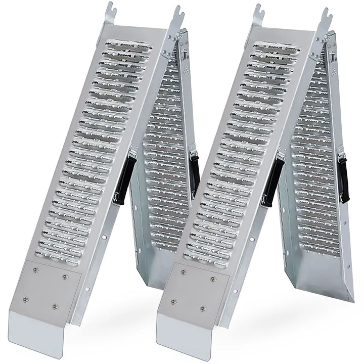 Portable foldable ramp for easy storage and transport, ideal for the UK market