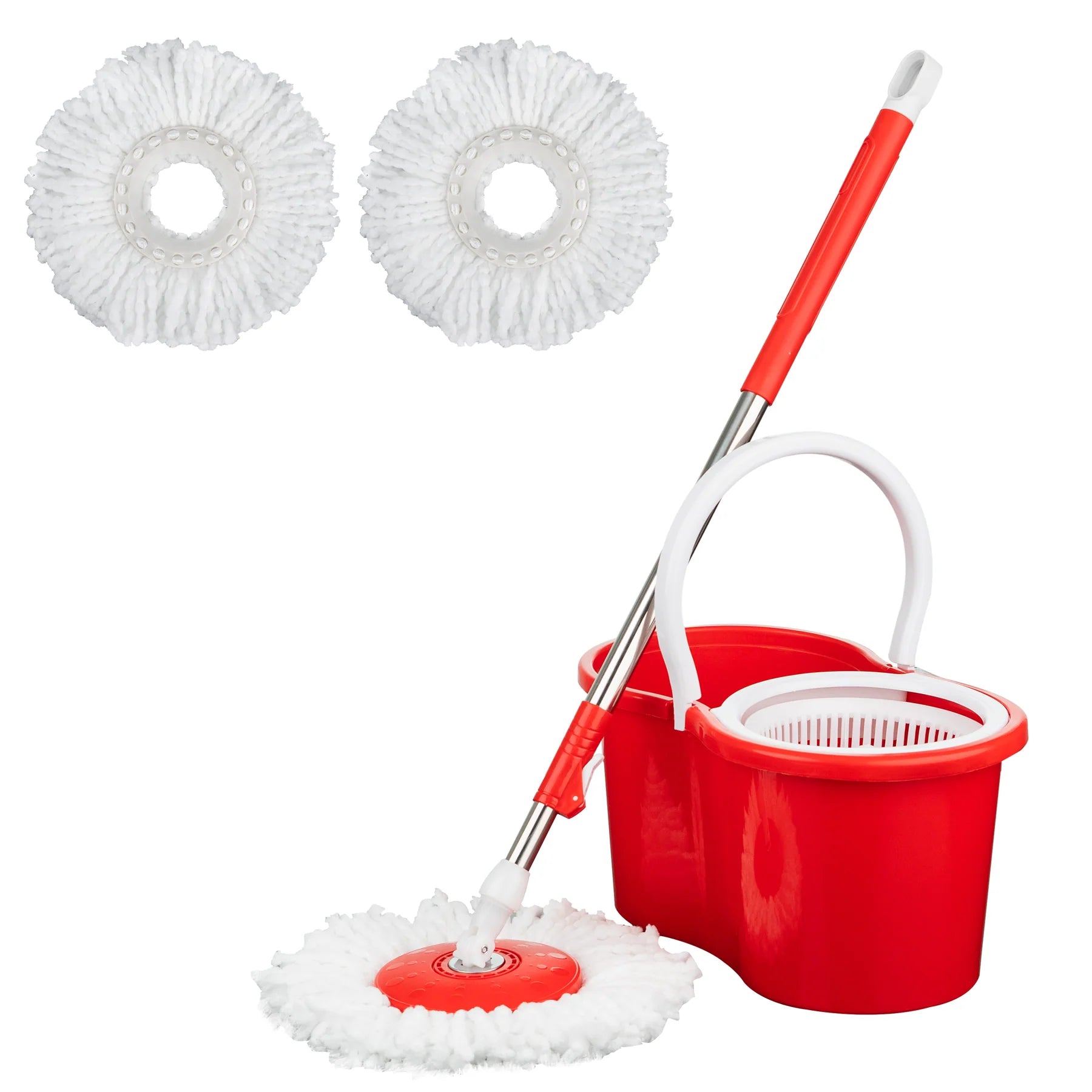 Rotating spin mop bucket for effortless floor cleaning in UK homes, making cleaning tasks quicker and easier