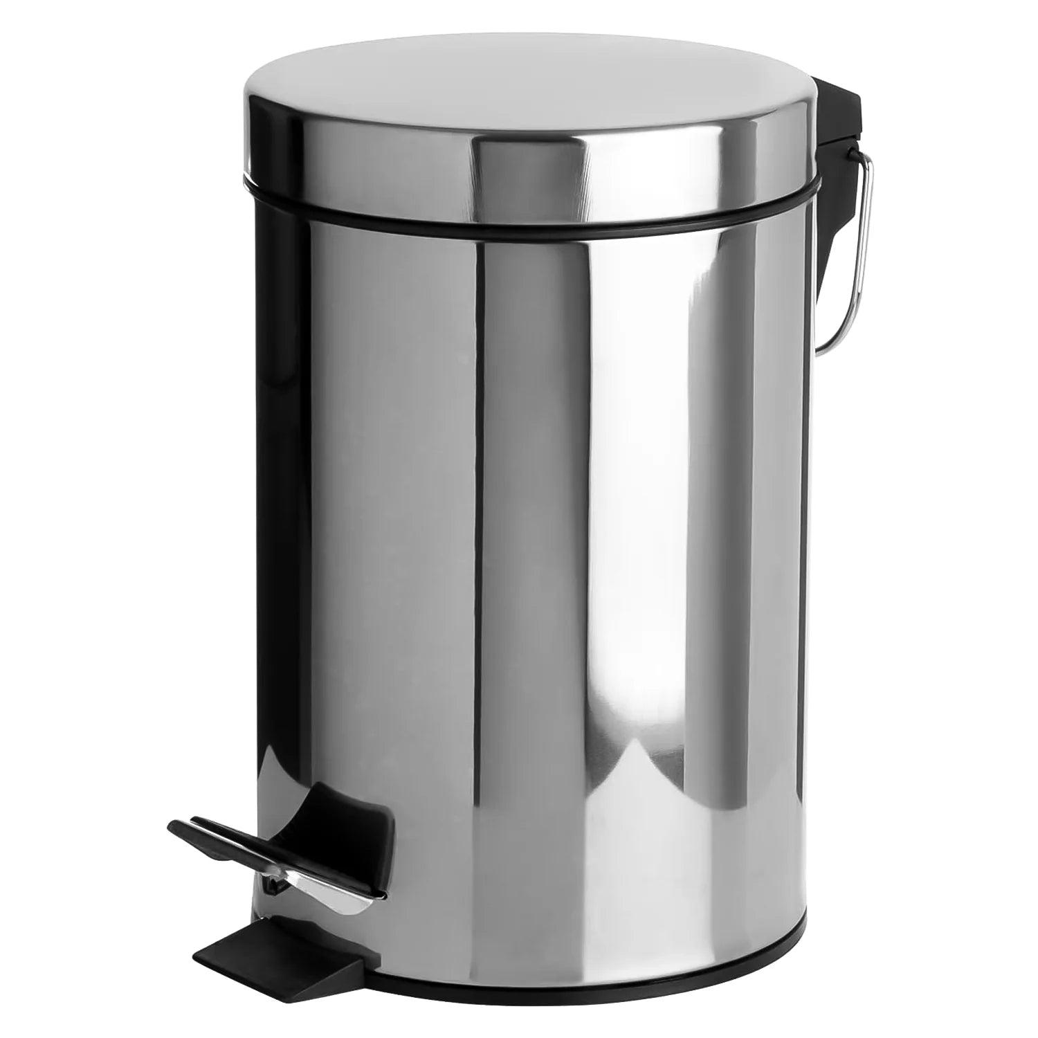 Stainless Steel Pedal Bin – Ideal for Kitchen & Bathroom Waste Management